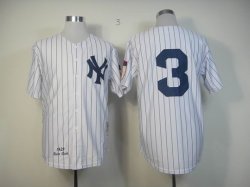 Yankees Babe Ruth 3 MLB Throwback Jersey