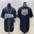 Nike Miami Dolphins blank black baseball jerseys Joint name-BD 01