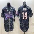 Nike Buffalo Bills #14 Sammy Watkins gray camo baseball jerseys Joint name-BD