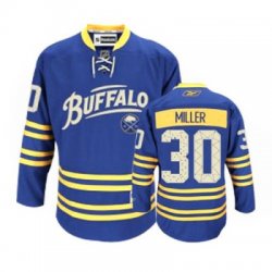 Buffalo Sabres #30 Ryan Miller nhl Blue Jersey