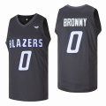 BLAZERS #0 BRONNY BLACK BASKETBALL JERSEY-SG