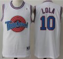 Lola Bunny #10 Tune Squad white Basketball Jersey