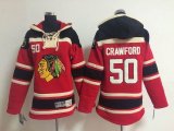 Youth Chicago Blackhawks Corey Crawford 50 Red hockey jerseys