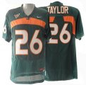 NCAA 26# TAYLOR green jerseys