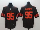 Cleveland Browns #95 Myles Garrett brown Nike Color Rush Limited Jerseys-BD