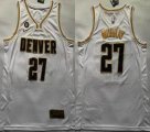 Nike Denver Nuggets #27 Jamal Murray white nba basketball Jersey-XD