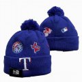 2024 Texas Rangers blue MLB Cuffed Knit Hats