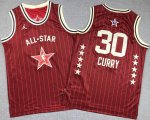 Youth 2024 NBA All Star jerseys #30 Curry red basketball jerseys