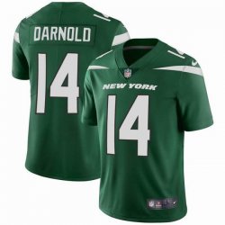 Youth Nike New York Jets #14 Sam Darnold green Color Rush Limited Jersey-BD