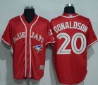 2016 Toronto Blue Jays #20 Josh Donaldson red new Majestic baseball jersey