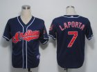 MLB Jerseys Cleveland Indians 7 Laporta Blue