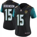 Women Jacksonville Jaguars #15 Allen Robinson black nike Color Rush Limited Jersey