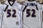 Baltimore Ravens #52 Ray Lewis white throwback nfl jersey-PNS