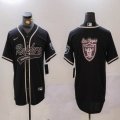 Nike Oakland Raiders black baseball jerseys Joint name-BD 07