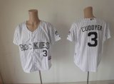 Colorado Rockies CUDDYER 3# white mlb jerseys