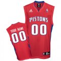 Detroit Pistons Custom red Alternate Jersey for sale