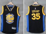 Golden State Warriors #35 Kevin Durant Black Stitched NBA Jersey