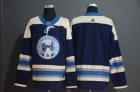 Adidas Columbus Blue Jackets blank dark blue nhl hockey jersey-wl