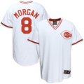 Cincinnati Reds 8# Joe Morgan White Throwback jersey