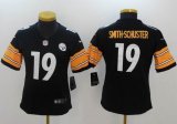 Women Pittsburgh Steelers #19 Smith-Schuster Nike black Color Rush Limited Jersey