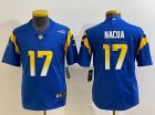 Youth Los Los Angeles Rams #17 Puka Nacua blue Nike Color Rush Limited Jerseys-BD