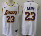 Nike Los Angeles Lakers #23 Anthony Davis white NBA jerseys-LC