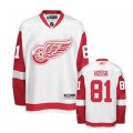 NHL Detroit Red Wings #81 Marian Hossa White Jersey