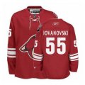 Phoenix Coyotes 55# JOVANOVSKI Red Jerseys