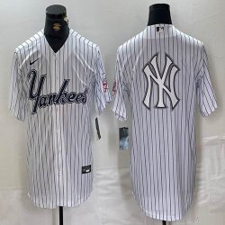 Nike New York Yankees blank white MLB baseball Jersey Joint name -BD 12