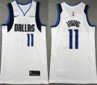 Nike Dallas Mavericks #11 Kyrie Irving white nba jersey -XD