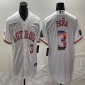 Nike Houston Astros #3 Jeremy Pena white majestic baseball jerseys Color version