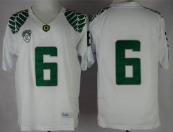 Oregon Ducks Charles Nelson 6 NCAA Limit Football Jersey - White