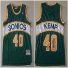 Seattle SuperSonics #40 Shawn Kemp green Classical nba Jersey-TY