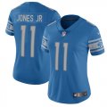 Women Detroit Lions #11 Jones Jr Nike blue Color Rush Limited Jersey