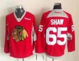 2015 Reebok Chicago Blackhawks Andrew Shaw 65# red ice hockey jersey