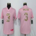 Women Nike Tampa Bay Buccaneers 3 Winston Pink Color Rush Limited Jersey