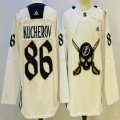 Adidas Tampa Bay Lightning #86 Nikita Kucherov white hockey-PD