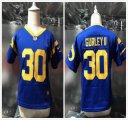 Nike Rams #30 Todd Gurley II Blue Toddler Jerseys