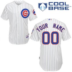 Chicago Cubs Personalized custom White MLB Jersey