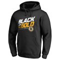 Men's Boston Bruins Fanatics Branded Black Big & Tall Hometown Collection Black & Gold Pullover Hoodie