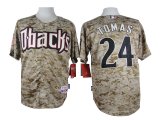 Arizona Diamondback #24 Yasmany Tomas camo baseball jerseys