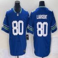 Nike Seattle Seahawks #80 Largent blue throwback Color Rush Limited Jersey-BD