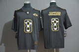 Nike Baltimore Ravens #8 Lamar Jackson black Color Rush Limited Jersey-WL