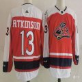 Columbus Blue Jackets #13 Atkinson red hockey jersey-PD