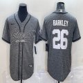 Nike New York Giants #26 Saquon Barkley Hemp gary baseball jerseys Joint name-BD