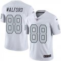 Oakland Raiders #88 Walford Nike White Color Rush Limited Jersey