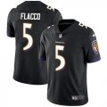 Baltimore Ravens #5 Flacco Nike black Color Rush Limited Jersey