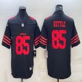 Nike 49ers #85 George Kittle black Color Rush Limited Jersey -BD