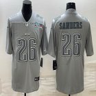 2023 super bowl Nike Philadelphia Eagles #26 Miles Sanders gray Color Rush Limited Jersey