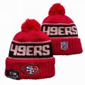 2024 San Francisco 49ers red black white NFL Sports Cuffed Knit Hats